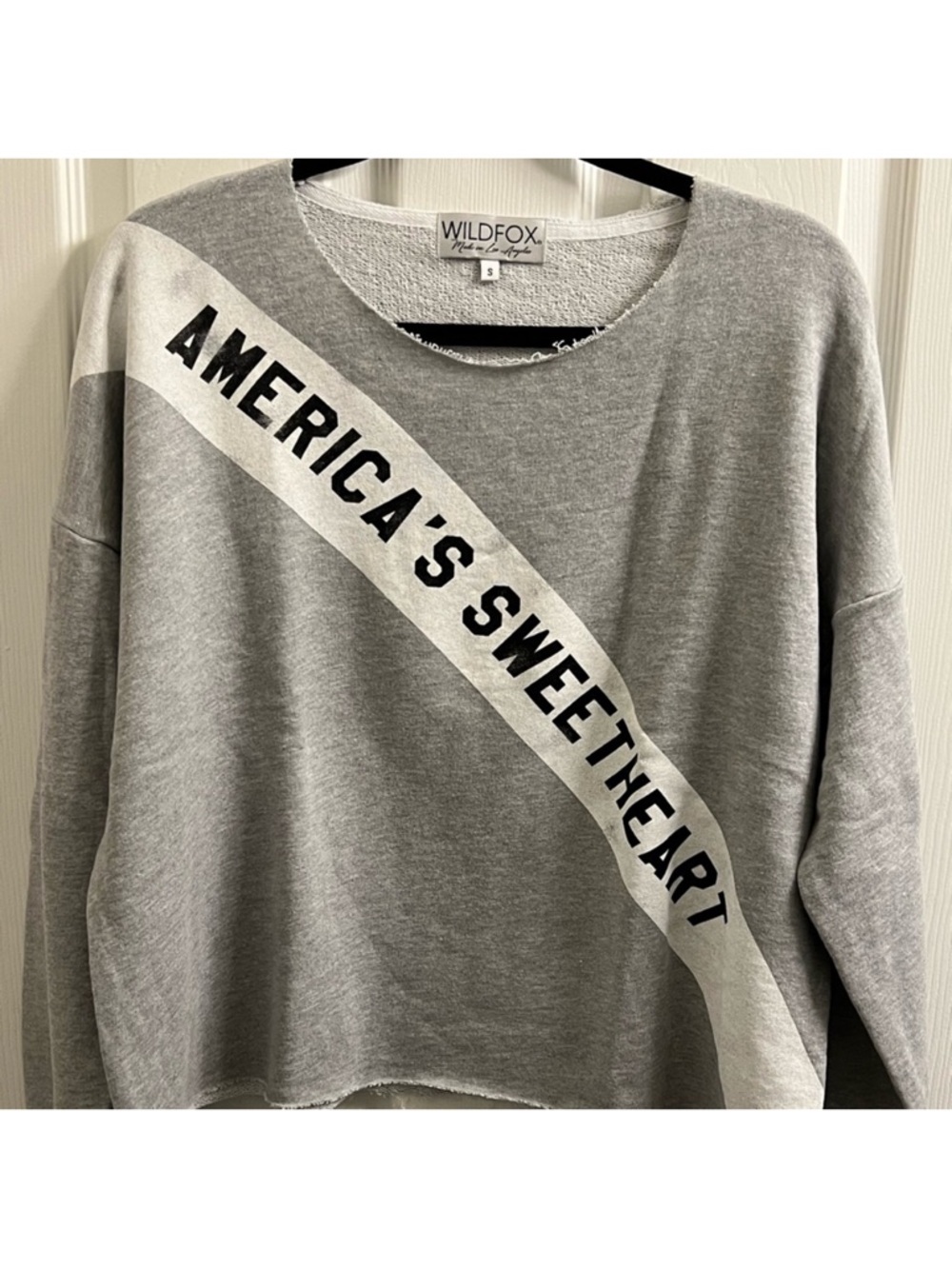 Wild fox america’s sweetheart sweatshirt xs